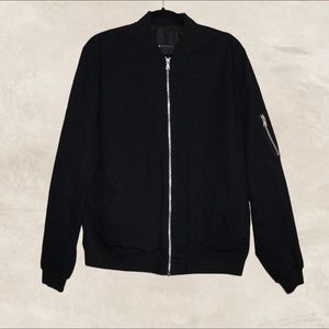 ASOS | Asos Design Black Bomber Jacket